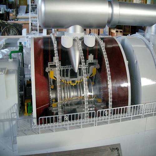 革新未來能源:汽輪機(jī)動態(tài)演示模型;火力發(fā)電仿真模型.